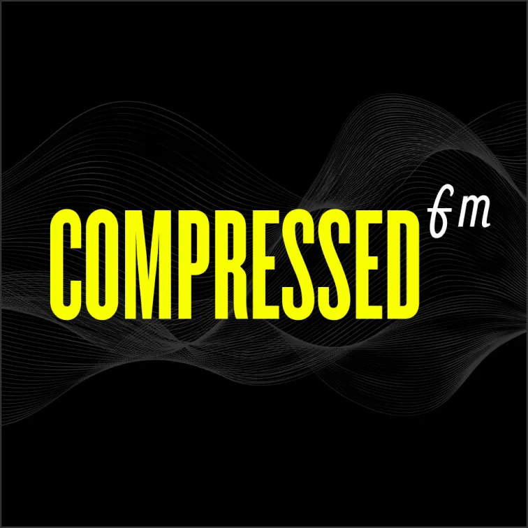 Compressed podcast cover art