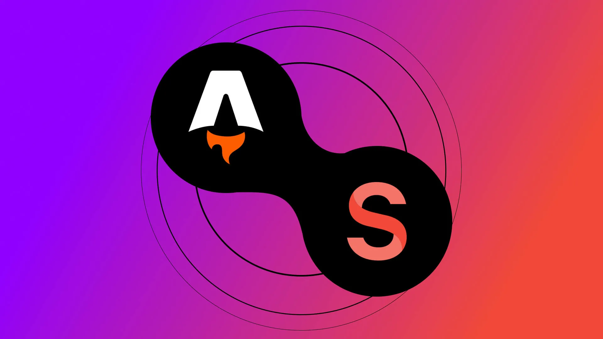 A banner with Astro and Sanity's logos